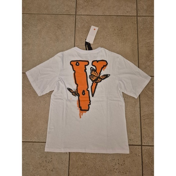VLONE Legends Never Die Butterfly V Tee - Men's - White - Small - NWT - Picture 8 of 11